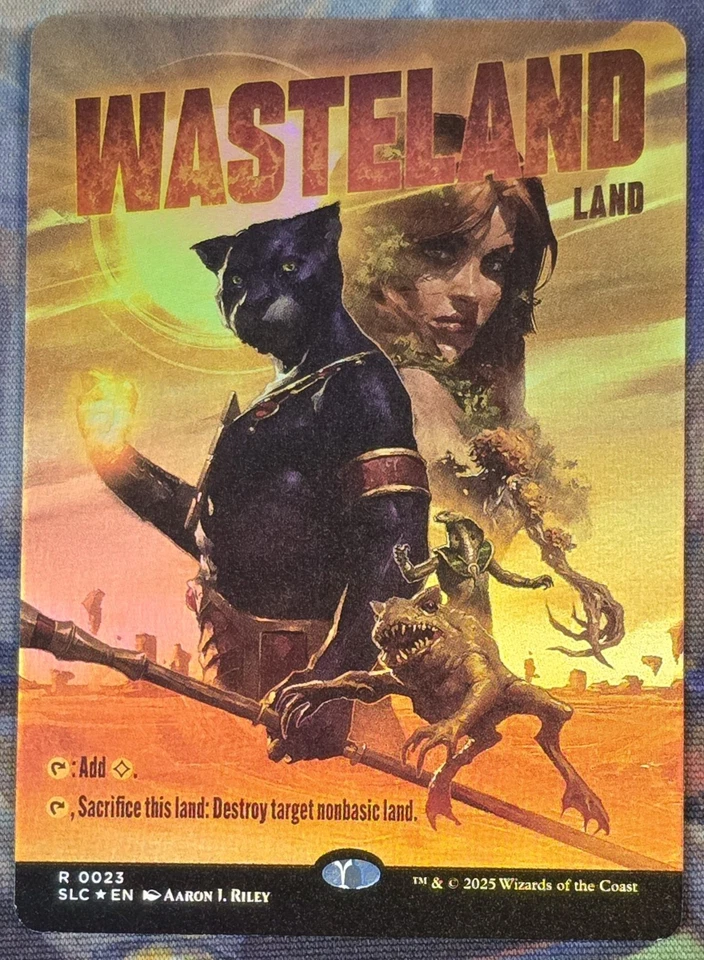 1x FOIL Wasteland MTG Encyclopedia Of Magic Secret Lair NM - Image 1 of 1