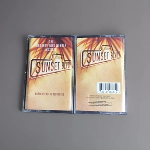 The Andew Llyod Webber Musical Sunset Blvd. Soundtrack Cassette Set Of 2 - Picture 1 of 15