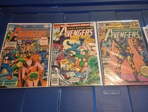 3 Comic Lot The Avengers #147,155,213 ( Marvel Comics 1976 ) Good To FN - Picture 1 of 8