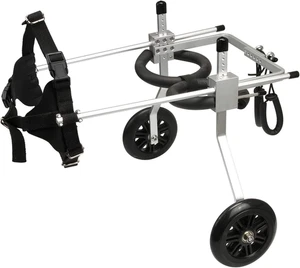 Anmas - Poltrona a Rotelle per Cani, Regolabile, Carrello per Cani Disabili per - Foto 1 di 12