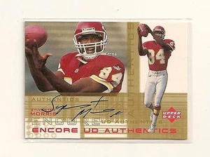 Autógrafo certificado UD Authentics 2000 firma Sylvester Morris Kansas City - Imagen 1 de 1