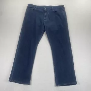Canali Jeans Mens Size 58 (Actual 41x29) Blue Denim Straight Leg 91700 - Picture 1 of 15