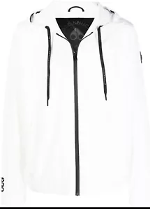 Nueva con etiquetas Chaqueta con Capucha Rompevientos Alce Nuckles Blanca Para Hombre Pequeña - Imagen 1 de 13