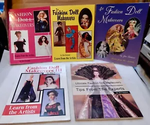 Fashion Doll Makeovers Books 5ea Jim Faraone Mix Lot Learn From The Artists 3H - Imagen 1 de 7