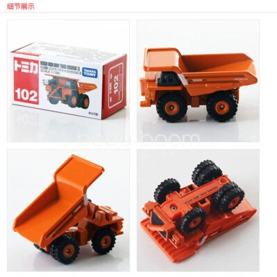 Литые игрушки Takara Tomy Tomica 102 Hitachi Rigid Dump Tuck EH3500AC II 1:185 - Изображение 1 из 4