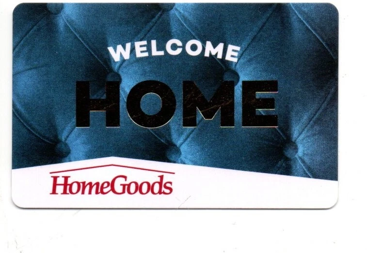 Homegoods Welcome Home Blue Gift Card No $ Value Collectible - Image 1 of 1