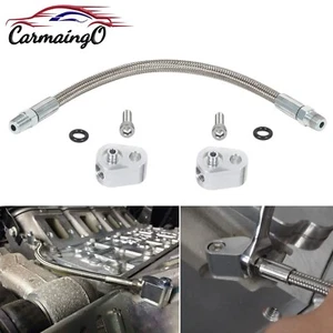 For LS LS1 Throttle Body Coolant Bypass Hose Cylinder Head Steam Port Crossover - Picture 1 of 12