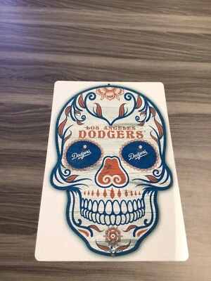 Los angeles Dodgers day of the dead tin sign - Image 1 of 4