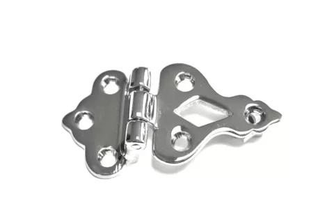 3/8 Offset Cabinet Hinge Antique Ice Box Hinge Boat Hinge Polished Nickel Finish Cover