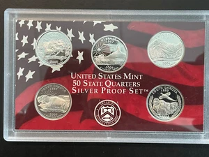 2006 S US Mint Silver Quarter Proof Set In Original Case - No Box/COA - Picture 1 of 4