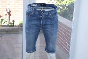 901 Replay Shorts Mens W30 Blue Denim RBJ Stretch Casual Summer Holiday 30 - Picture 1 of 15