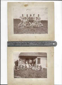 Antique Lake Shores Baseball Team Cabinet Photo Lot - Picture 1 of 1