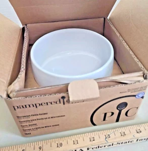 Pampered Chef Ceramic Microwave Pasta Cooker Silicone Insert #2633 - Picture 1 of 9
