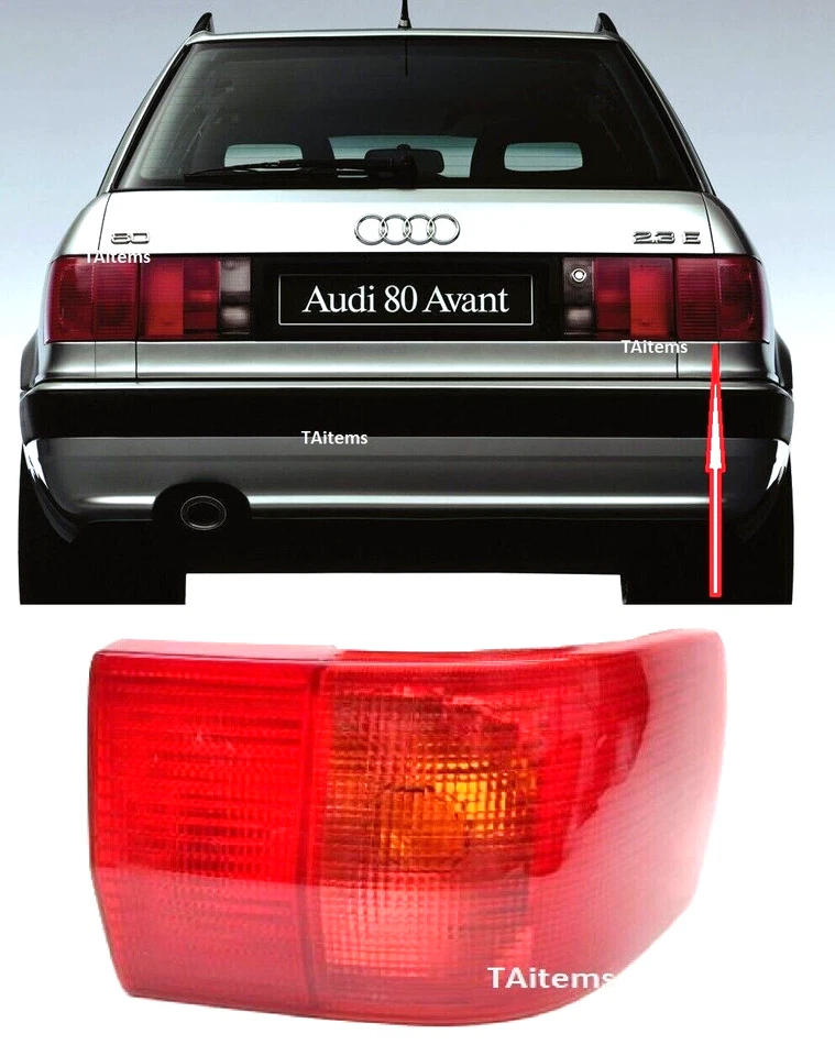 RIGHT REAR TAIL LIGHT LAMP FOR AUDI 80 / 90 B3 / B4 1986-1996 AVANT / COUPE - Image 1 of 4
