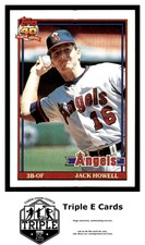 1991 Topps #57 Jack Howell California Angels ~A5D