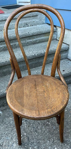Antique Oak bentwood chair Cover