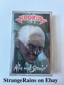 KROKUS - Alive And Screamin'  -  Cassette Tape ~ PLAY TESTED / SOUNDS GREAT! - Picture 1 of 6