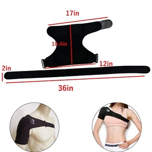 Adjustable Sports Pressure Single Shoulder Protector Sports Shoulder Pads - Picture 1 of 18