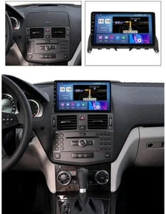 Android 10.0 Car Stereo SAT NAV Radio Radio per Mercedes Benz C-Classe W204 - Foto 1 di 8