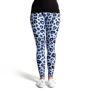 cosey – bedruckte bunte Leggings Leggins (Einheitsgröße) – Leoparden-Muster 6 - Bild 1 von 6