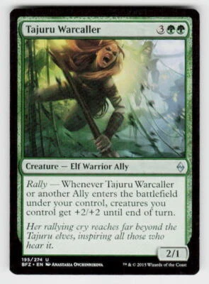 Battle for Zendikar #195 Tajuru Warcaller - Image 1 of 2