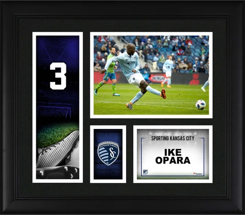 Ike Opara Sporting Kansas City Framed 15'' x 17'' Player Collage Cover