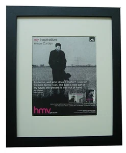 CONTROL+IAN CURTIS+Movie+Film+POSTER+AD+RARE ORIG 2008+FRAMED+FAST WORLD SHIP - Imagen 1 de 7