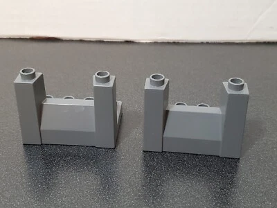 Lego Duplo Dark Gray Rampart Blocks 4785 4777 4776 - Lot of 2 - Image 1 of 2