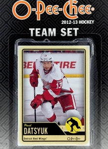 NHL Detroit Red Wings 2012-13 Upper Deck O-Pee-Chee Factory Sealed New Team Set - Picture 1 of 4