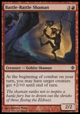 Magic the Gathering MTG Battle-Rattle Shaman (136) Rise of the Eldrazi   LP