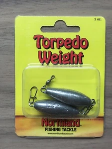 Northland Fishing Tackle - Torpedo Weight - 1 oz. - 2 Colors Available - Picture 1 of 5