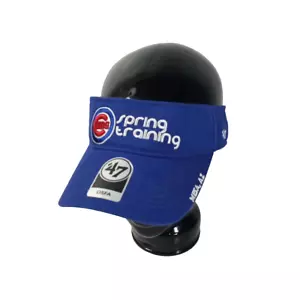 47 Brand Chicago Cubs Adjustable Visor Blue Hat Cap Baseball Spring Training - Picture 1 of 4