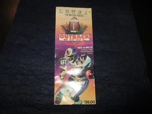 Vintage 1995/1996 Auburn Tigers v Penn State Outback Bowl football ticket - Picture 1 of 2