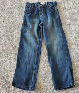 PLACE est. 1989 Premium Boys Jeans Size 28Wx27L Distressed 100% Cotton No 343 - Picture 1 of 5