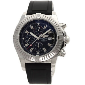 BREITLING super avenger chrono Watches A1337B07PRS Stainless Steel/Rubber mens