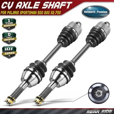 2x Conjunto de eje CV trasero izquierdo y derecho para Polaris Sportsman 500 08-10 800 X2 700 Foto 1 de 4