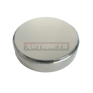 Billet Aluminum 16lb Radiator Cap Polished Smooth Knurled Grip Muscle Car HotRod - Foto 1 di 3