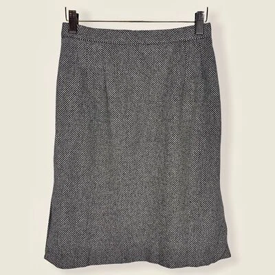 Falda Lana Gris Vintage Años 90 Valentino Miss V Talla 6 Foto 1 de 4