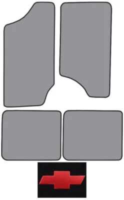 Alfombra Chevrolet Blazer Cutpile 1995-2002 logotipo alfombrilla 4 piezas Foto 1 de 2