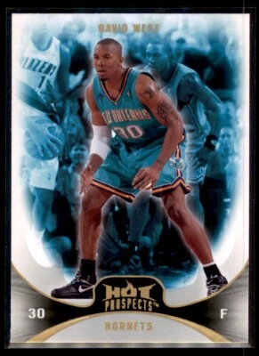 2008-09 Fleer Hot Prospects David West New Orleans Hornets #86 - Image 1 of 2