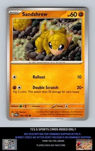 SV06: Twilight Masquerade #097/167 Sandshrew Common - Picture 1 of 2