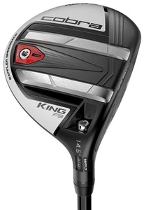 Left Handed Cobra King F9 SpeedBack Black Grey 14.5* 3-4 Wood Stiff Very Good - Picture 1 of 4