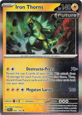 Pokemon - Iron Thorns #062/162 - SV05: Temporal Forces Holo - Image 1 of 2
