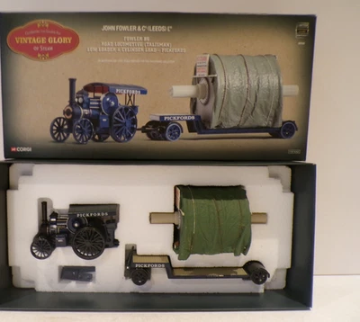 CORGI 80102 FOWLER B6 ROAD LOCO (TALISMAN) LOW LOADER & CYLINDER PICKFORDS M.BXD - Image 1 of 4