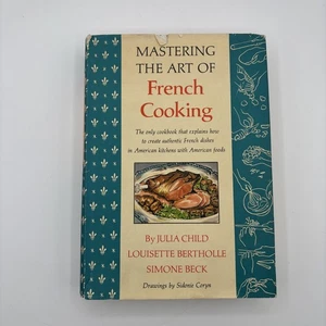 1968 Mastering the Art of French Cooking by Julia Child 17th Printing HC DJ - Picture 1 of 18