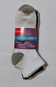 Hanes Cool Dri Damen-Söckchen 3er-Pack Schuhgröße 5-9 NEU - Bild 1 von 2