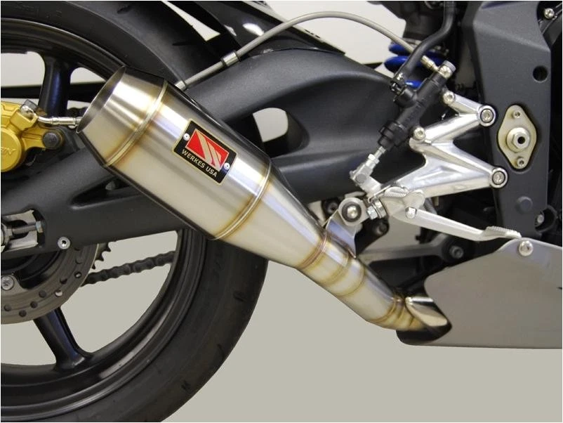 GP Slip On Escape Competition Werkes WT676-S para 08-12 Triumph Street Triple Foto 1 de 2