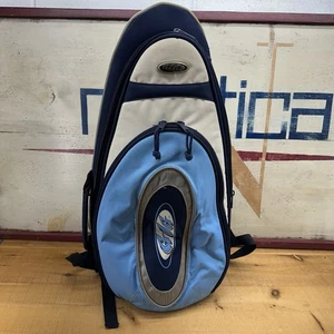 GIG Blue Alto Saxophone Sax Bag 2in1 Carrying Backpack Pocket Case - Picture 1 of 10