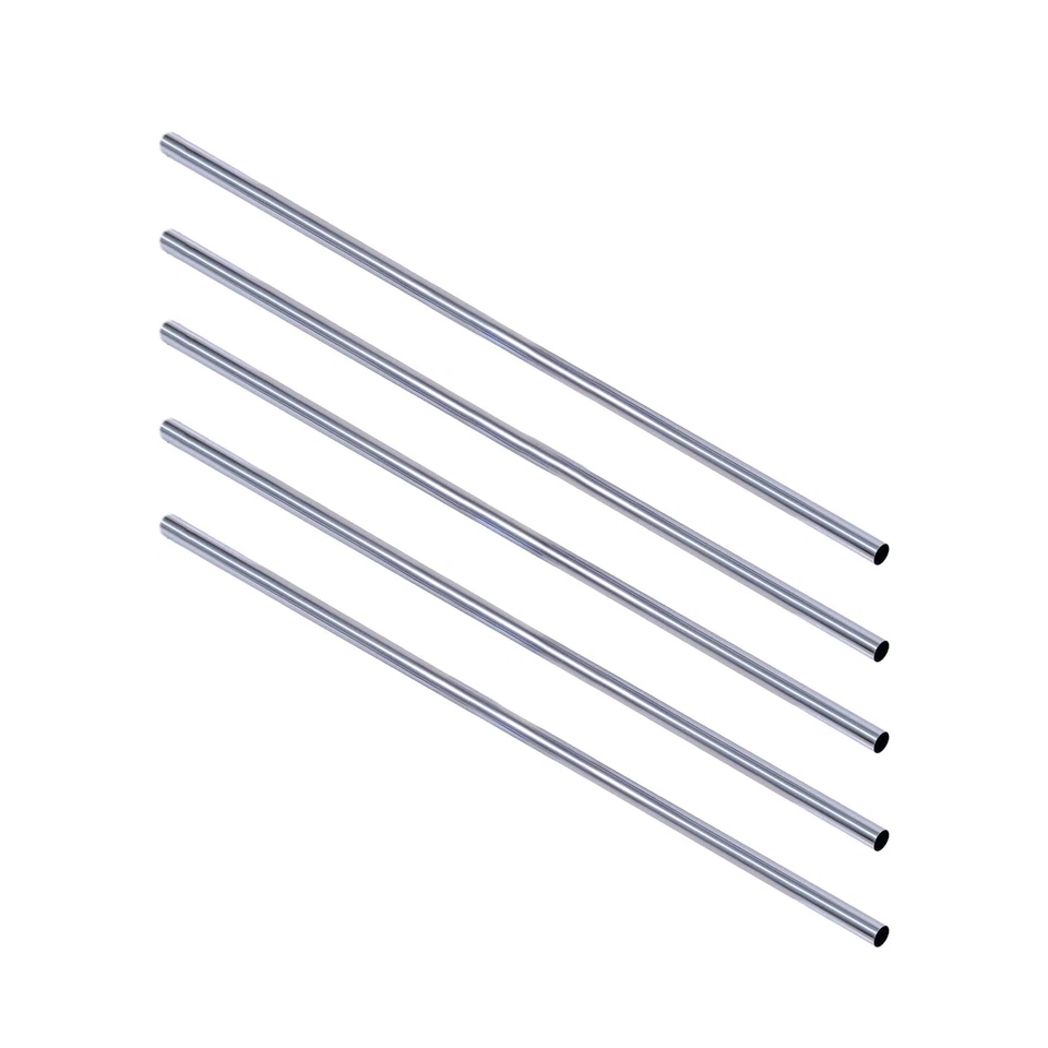 Varilla de ducha clásica de acero en cromo pulido, 60 pulgadas, paquete de 5 Foto 1 de 4