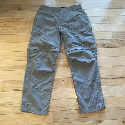 REI Coop Pants Mens 34x30 Beige Relaxed Convertible Performance Tech Cargo Gorp - Image 1 of 4